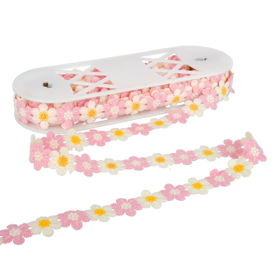 1.1" Embroidered Flower Trim by Celebrate It